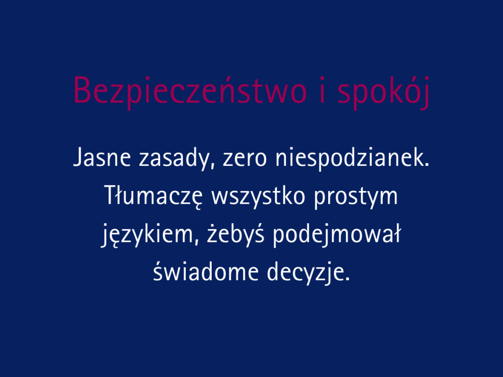 Bezpieczeństwo i wsparcie